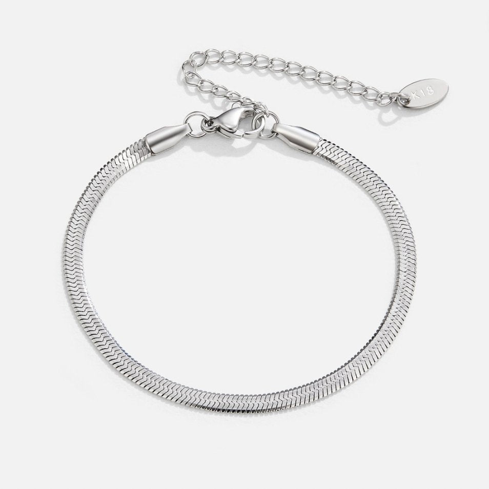 Sarya Snake Ketten Silber Armband Alma