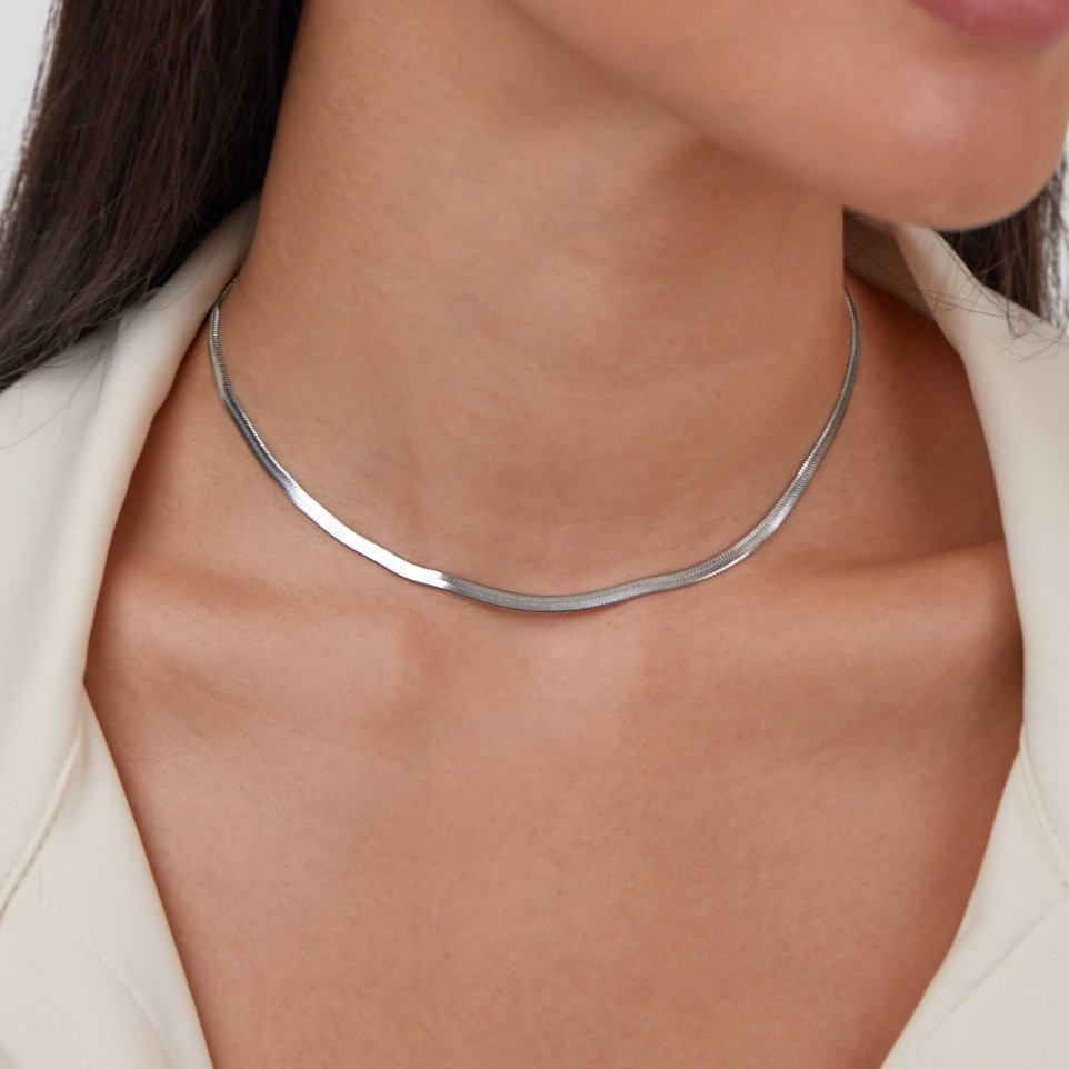 Sarya Snake Ketten Silber Halskette Alma