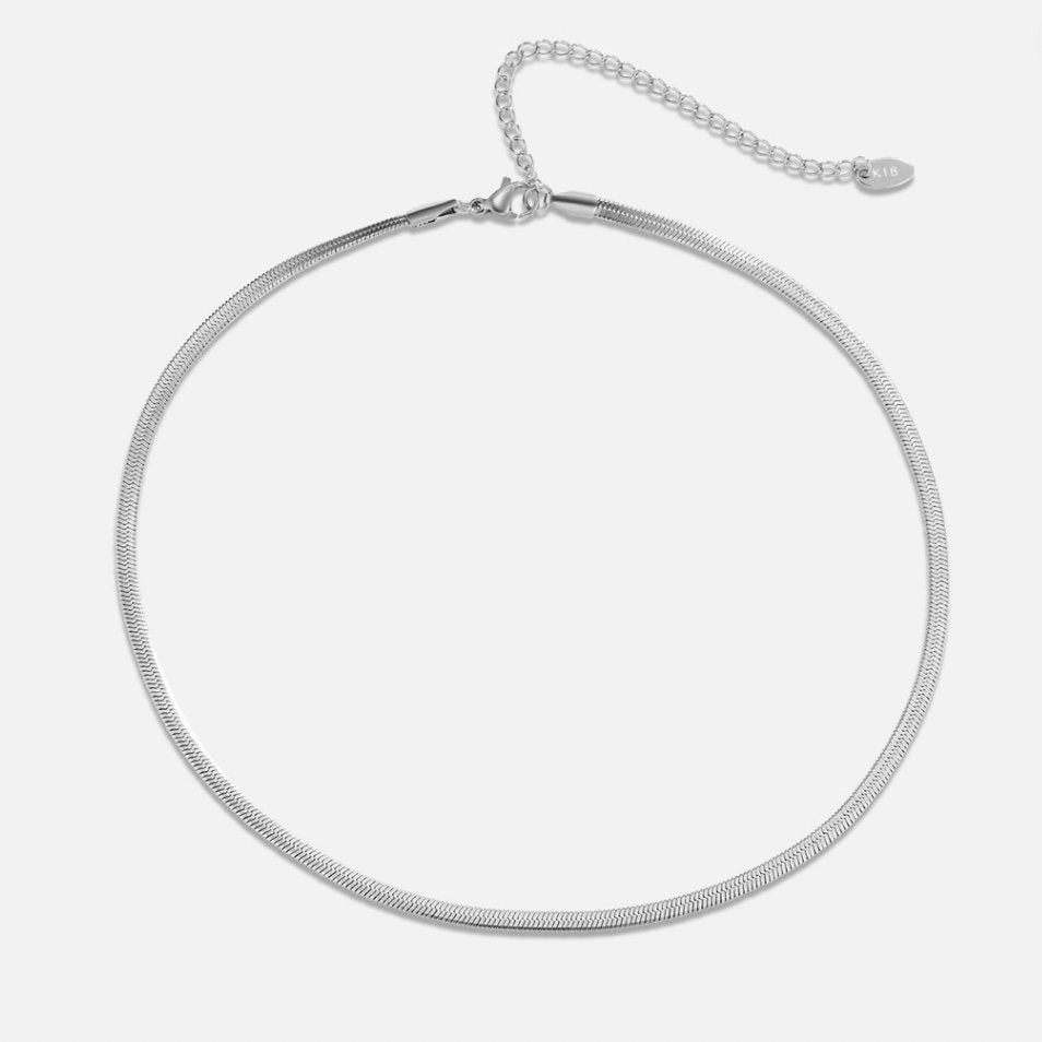 Sarya Snake Ketten Silber Halskette Alma