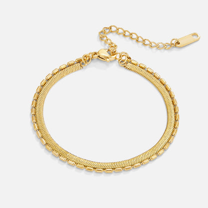 Selene Snake & Perlen Ketten Armband Alma