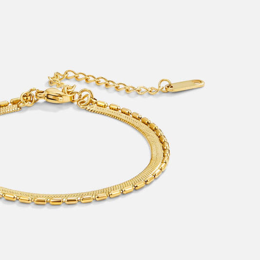 Selene Snake & Perlen Ketten Armband Alma