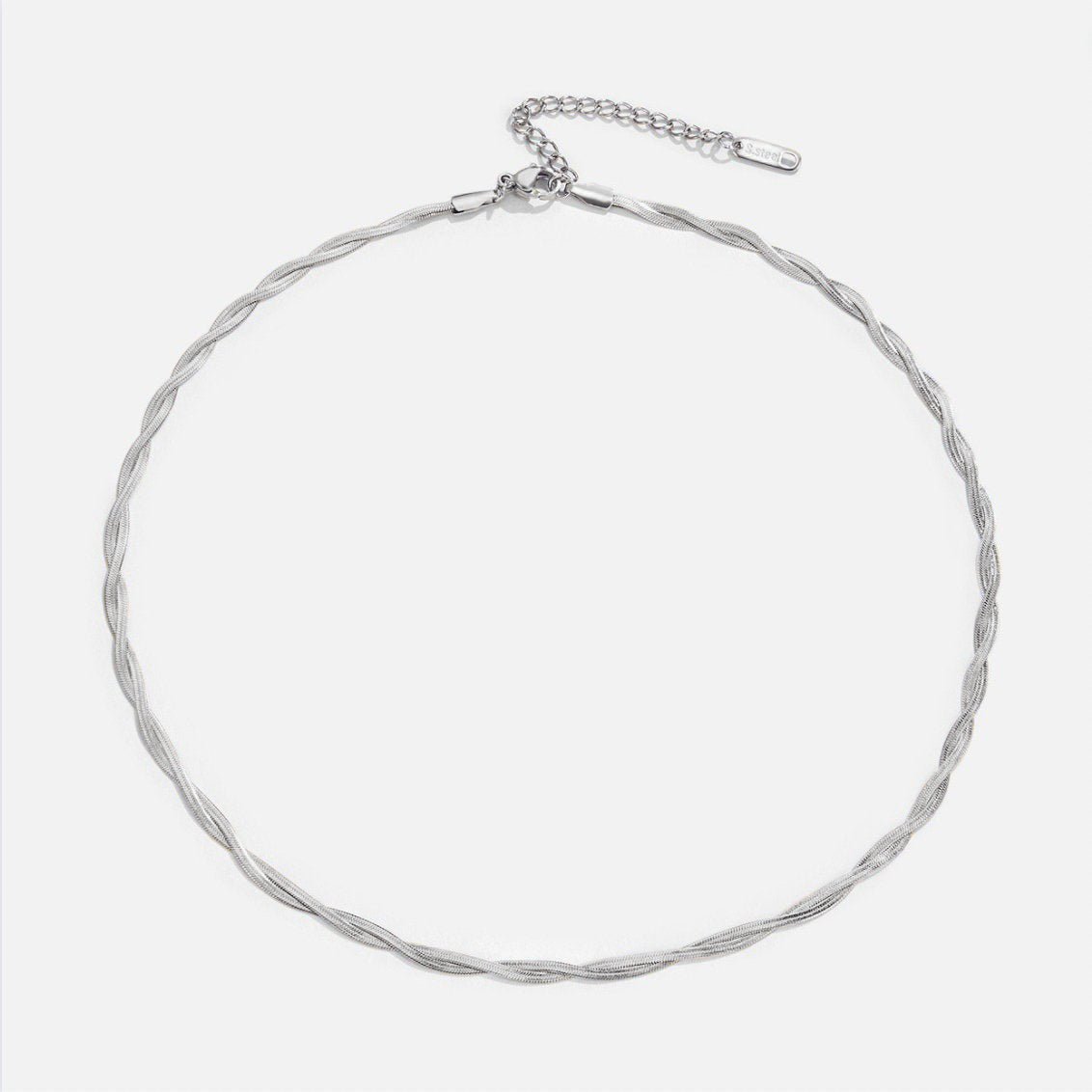 Silber Chiara Twist Snake Ketten Halskette Alma