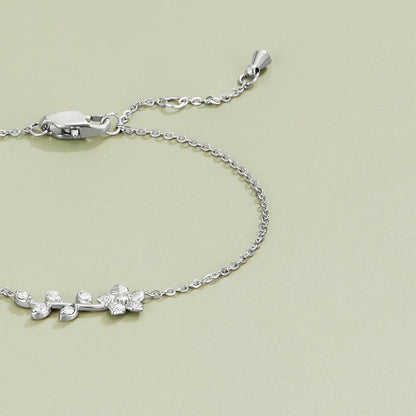 Silber Kristall Vine Armband Alma