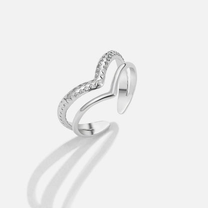 Silber Harper Mehrlagige Wrap Ring Alma