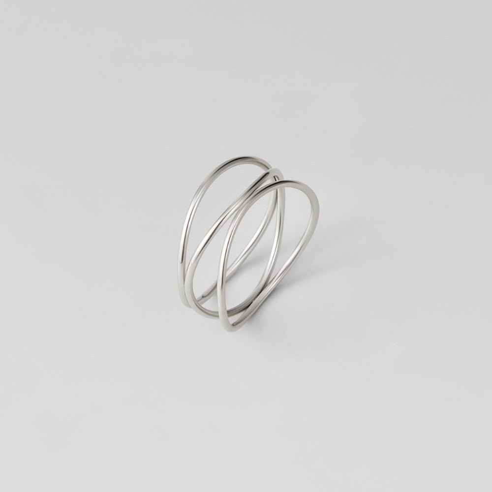 Silber Unendlichkeits Loop Ring Alma