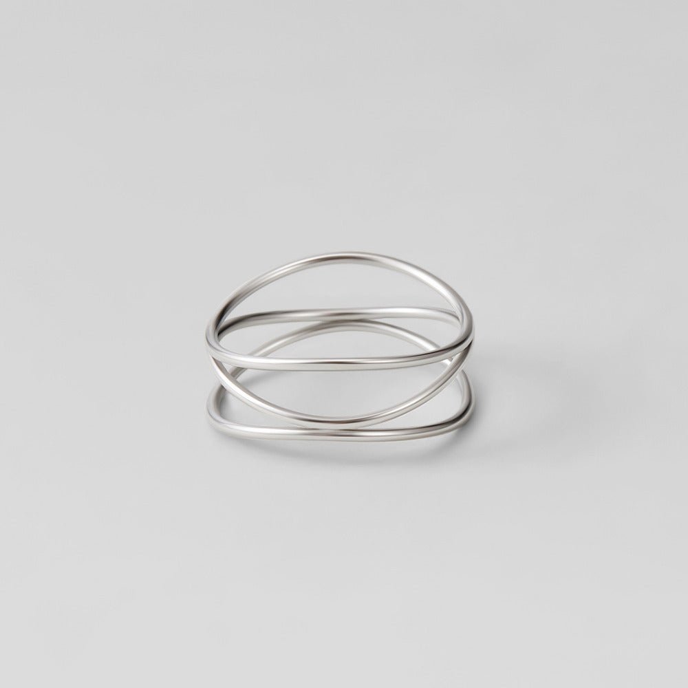Silber Unendlichkeits Loop Ring Alma