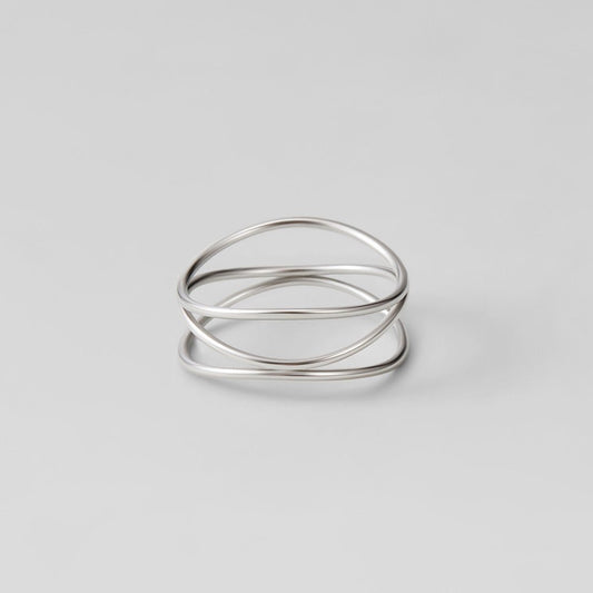 Silber Unendlichkeits Loop Ring Alma
