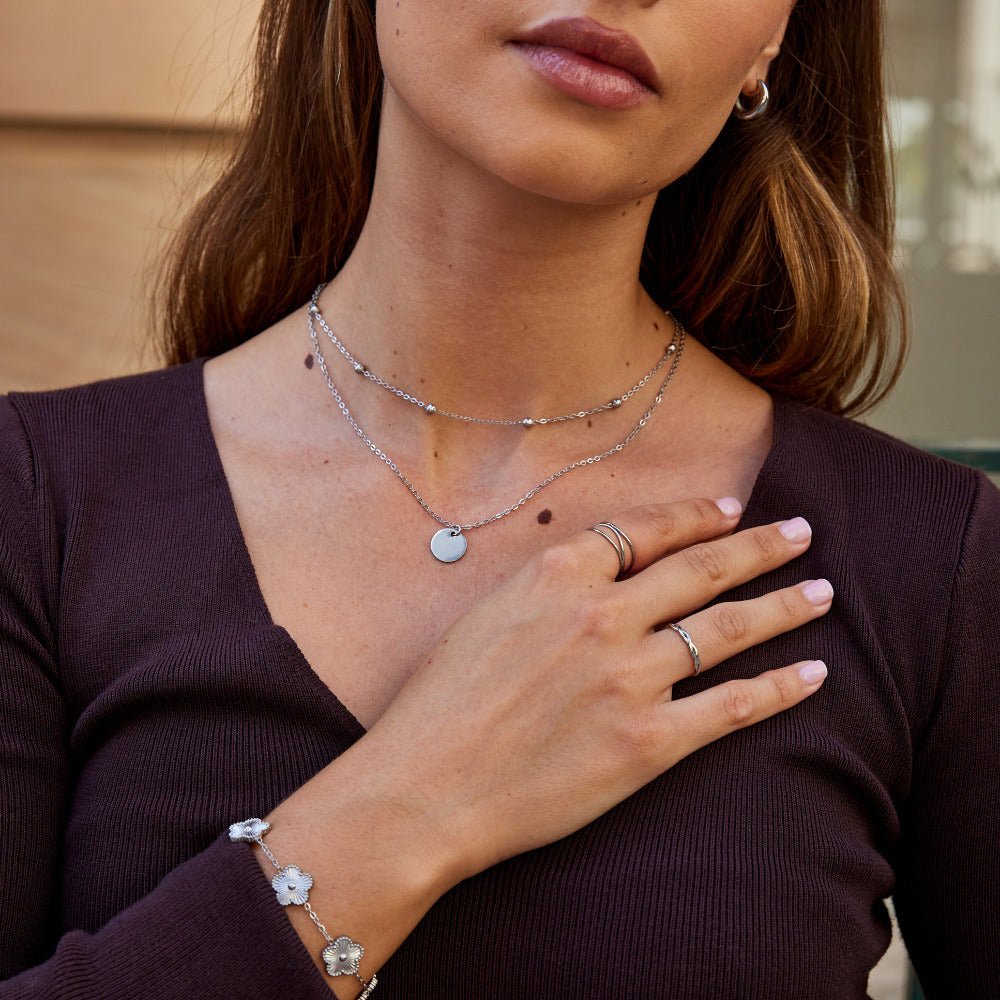 Silber Unendlichkeits Loop Ring Alma