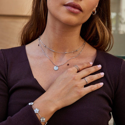 Silber Unendlichkeits Loop Ring Alma