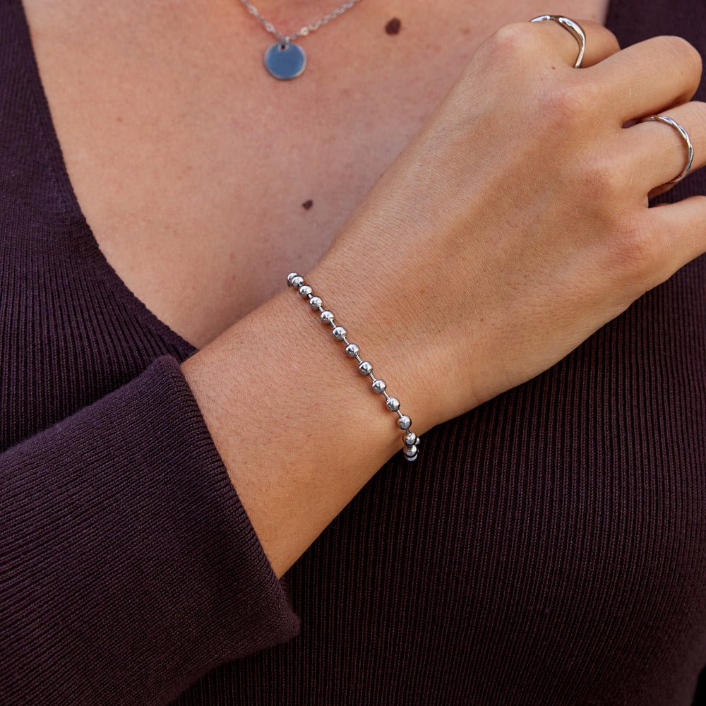Silber Lulu Perlenarmband Alma