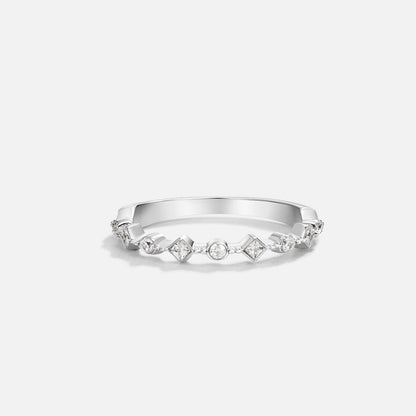 Silber Milana Kristall Ring Alma