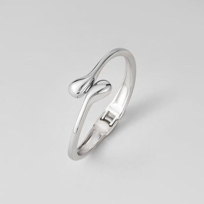 Silber Teardrop Armreif Alma