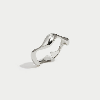 Silber Welle Ring 1142 Alma