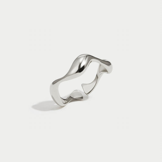 Silber Welle Ring 1142 Alma