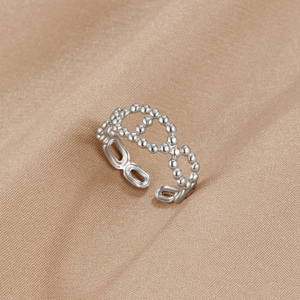 Silber Yulah Ketten Ring Alma