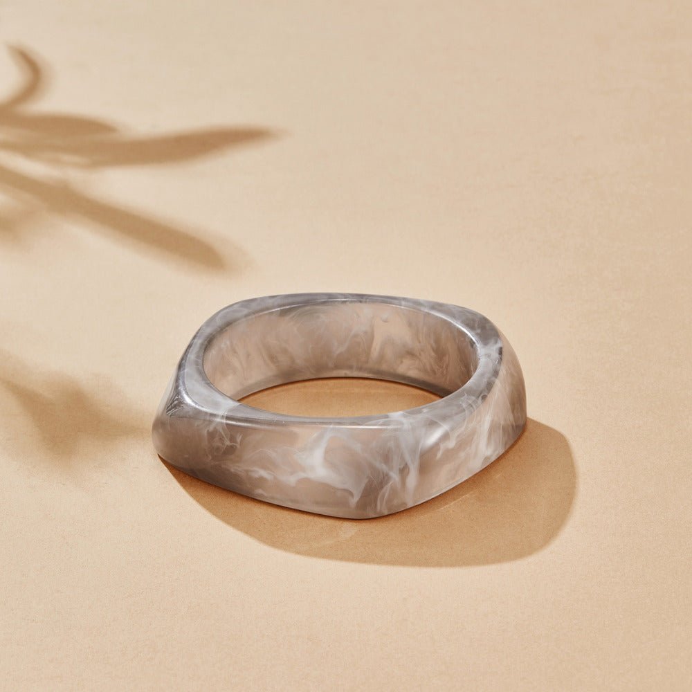 Smoked Grey Swirl Armreif Alma
