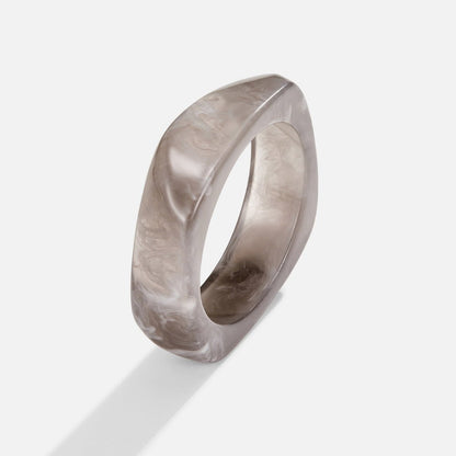Smoked Grey Swirl Armreif Alma