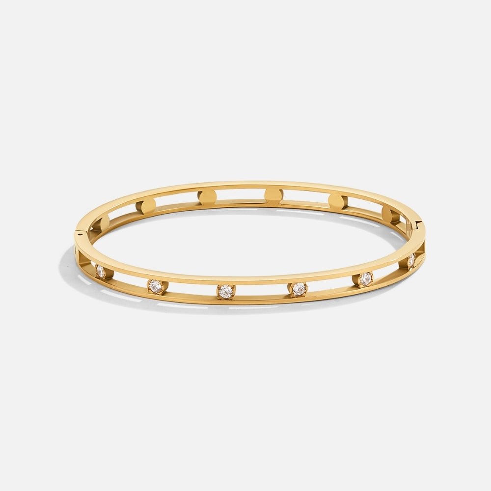 Sofia Kristall & Gold Armreif Alma