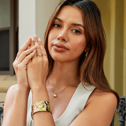 Sofia Diamond Shaped Ring Alma