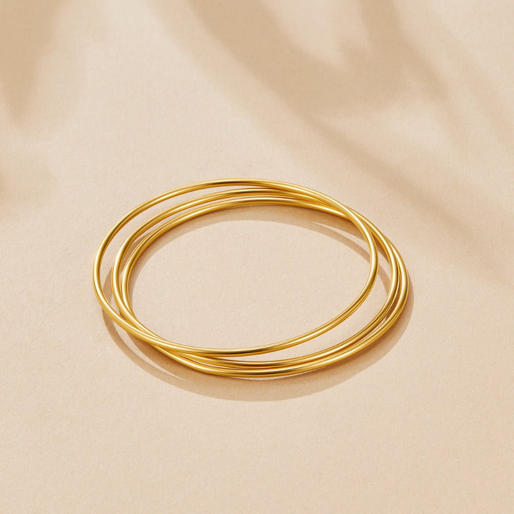 Solana Gold Armreif Set Alma