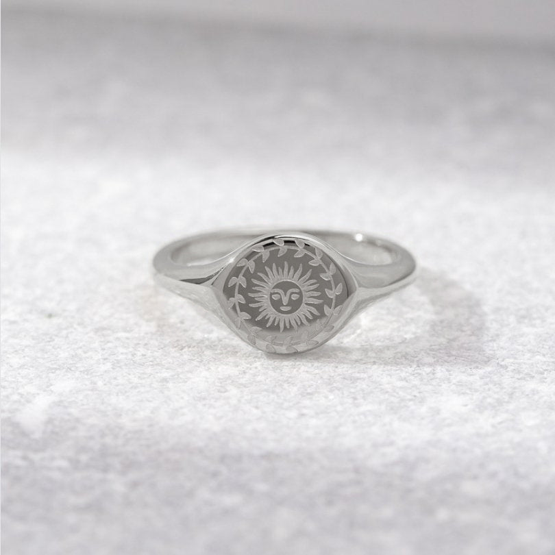 Summer Solstice Silber Ring Alma