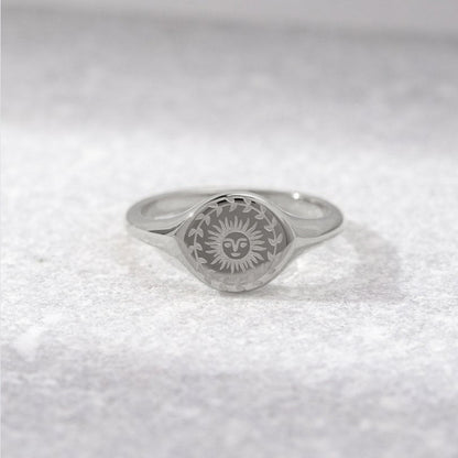 Summer Solstice Silber Ring Alma