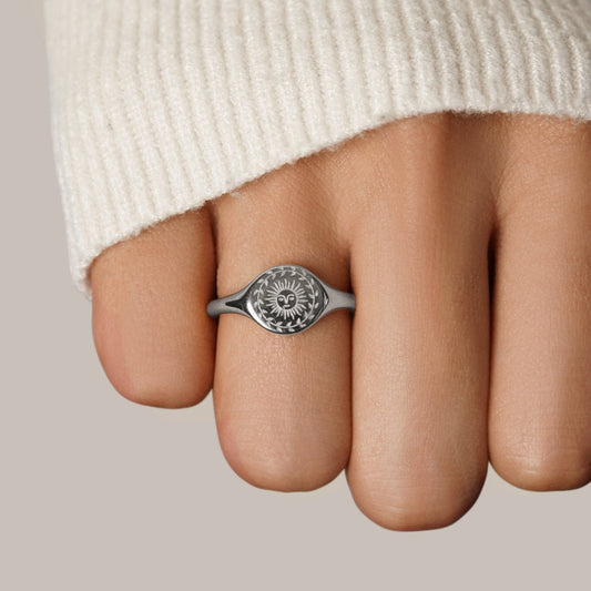 Summer Solstice Silber Ring Alma