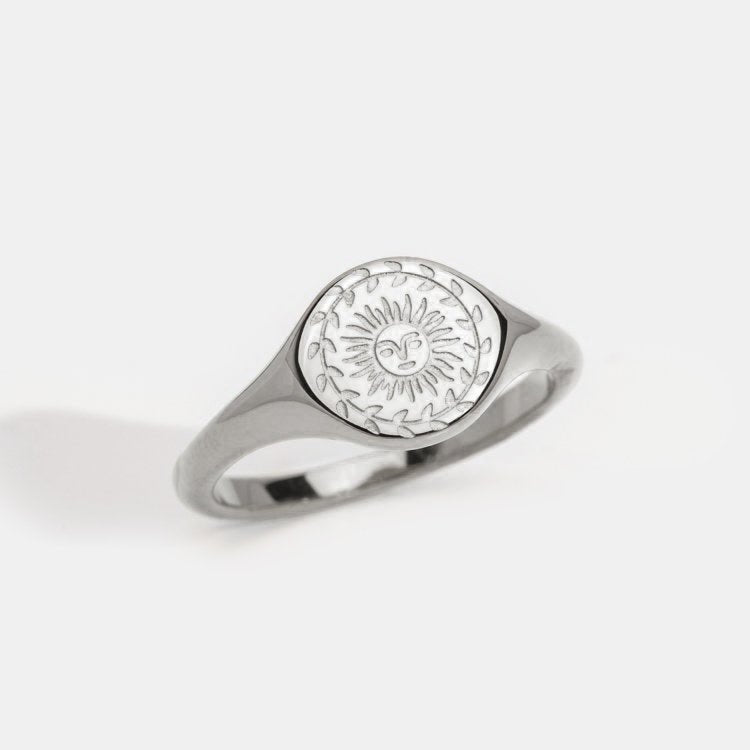 Summer Solstice Silber Ring Alma