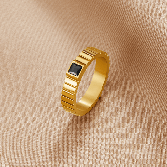 Talia Black Goldring Alma