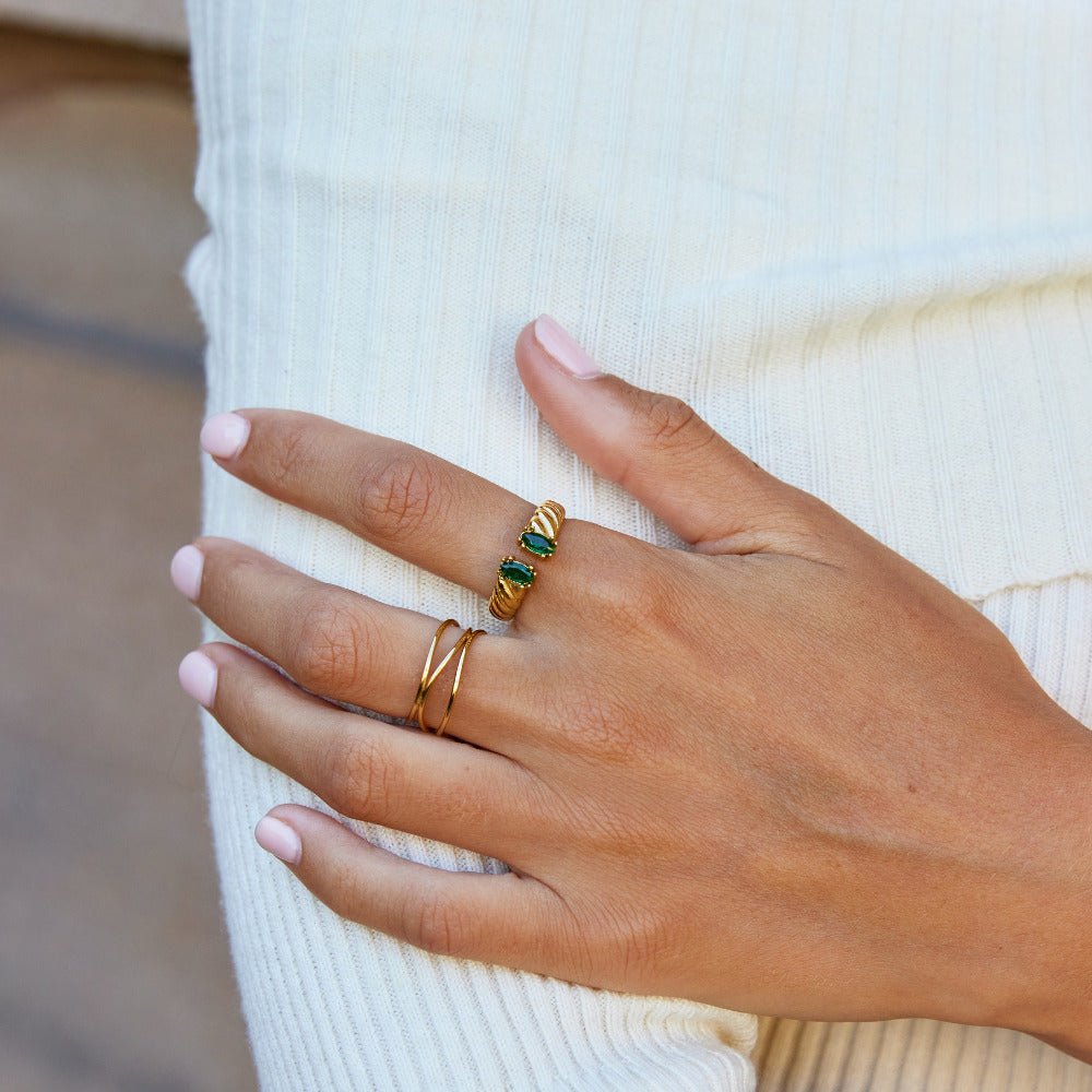Tara Vintage Smaragd Ring Alma