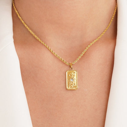 ‘The Sonne Tarot Pendant Halskette Alma