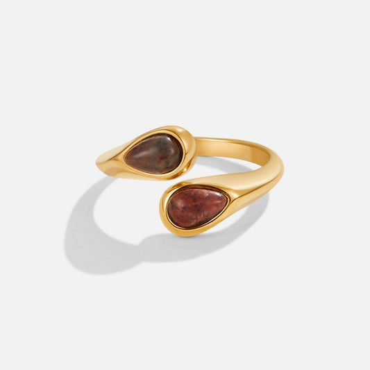 Tiger Eye Stein Wrap Ring Alma