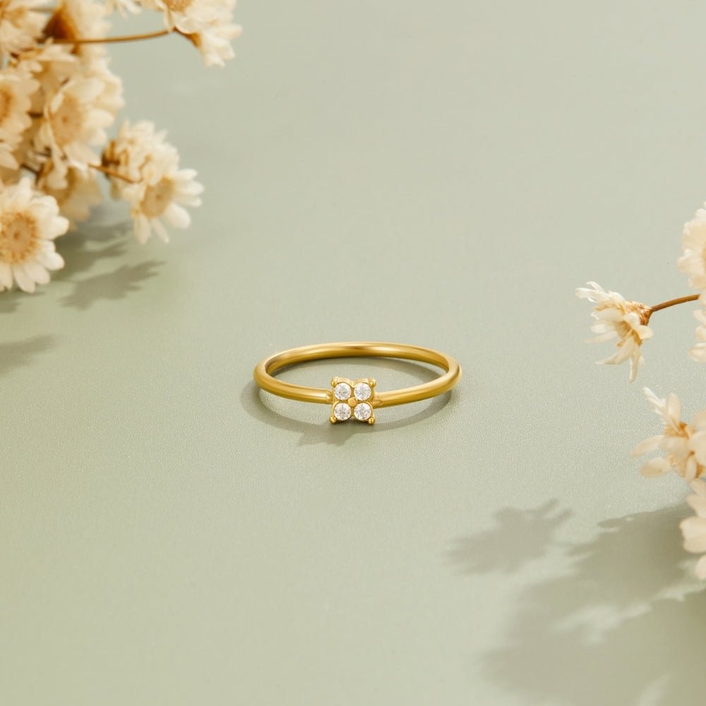 Tiny BlüTen Goldring Alma