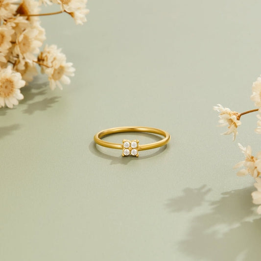 Tiny BlüTen Goldring Alma