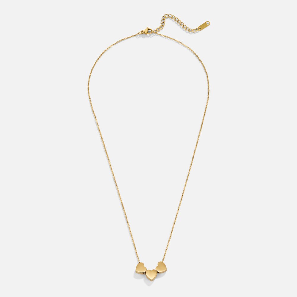 Trio Herz Pendant Halskette Alma