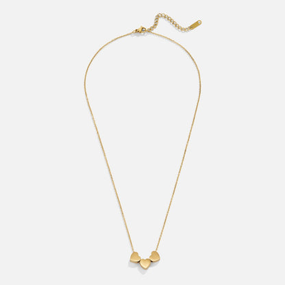 Trio Herz Pendant Halskette Alma