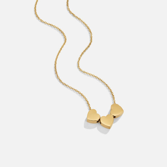 Trio Herz Pendant Halskette Alma