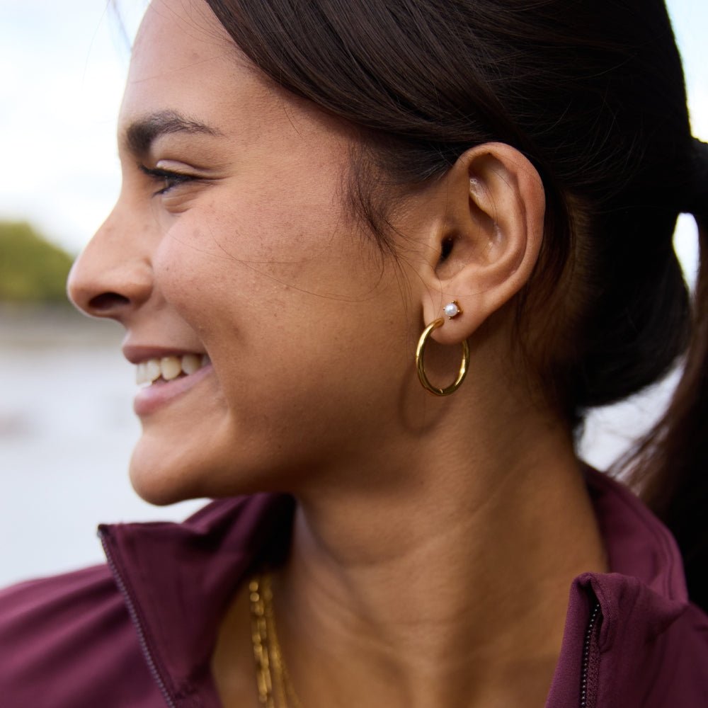 Triple Creolen Ohrringe Set Alma