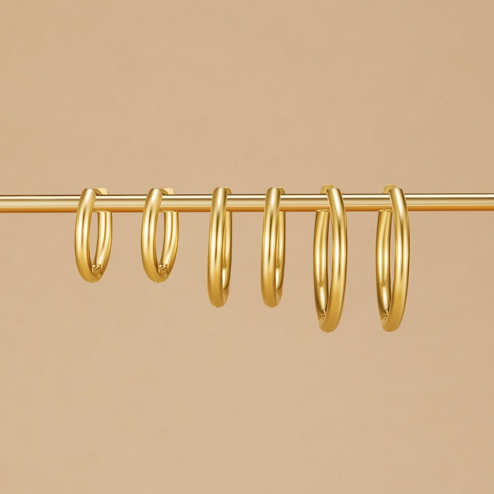 Triple Creolen Ohrringe Set Alma