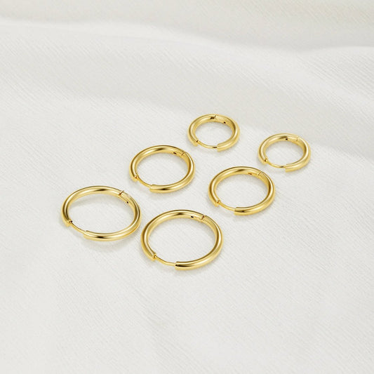 Triple Creolen Ohrringe Set Alma