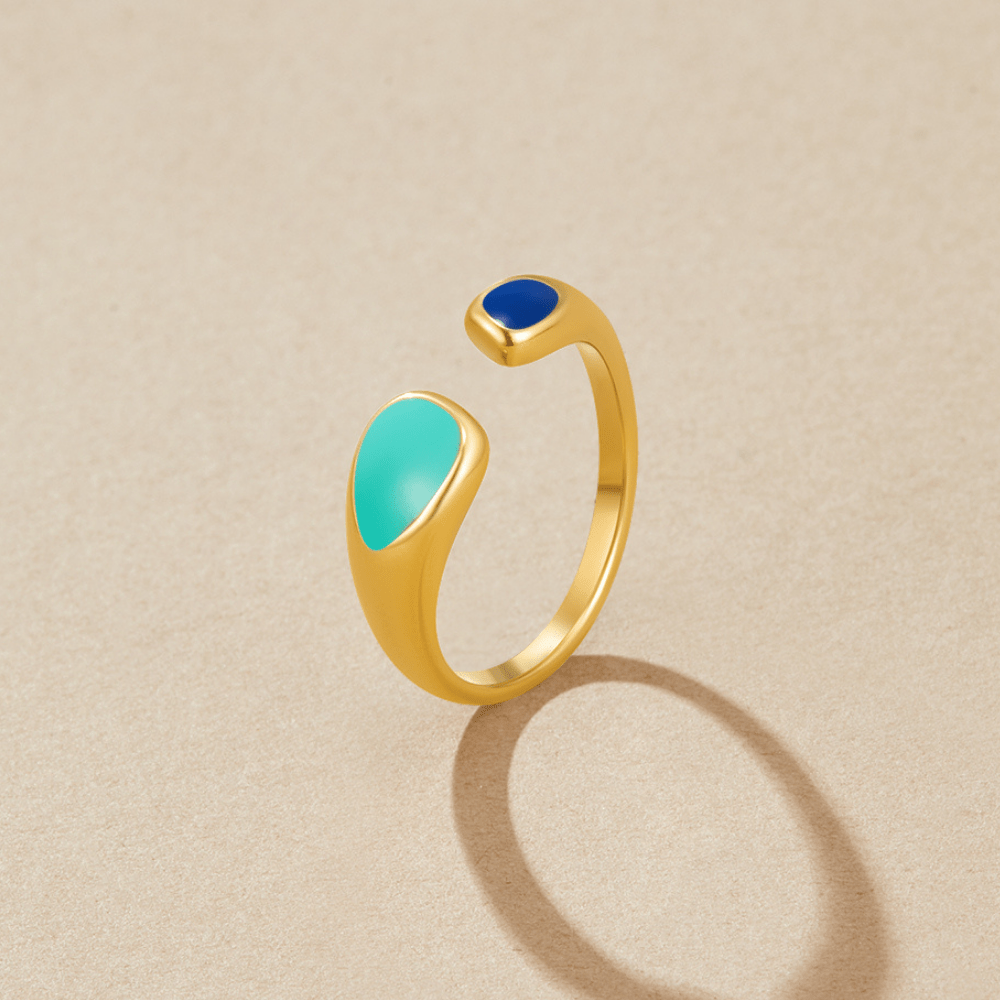 Turquoise Sahara Wrap Ring Alma