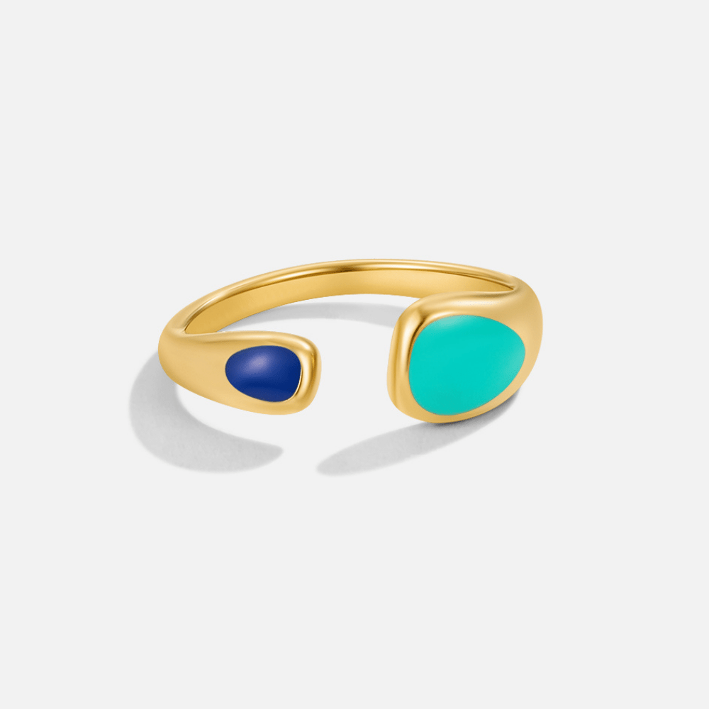 Turquoise Sahara Wrap Ring Alma