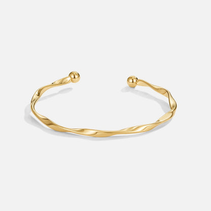 Gedreht Imari Gold Armreif Alma