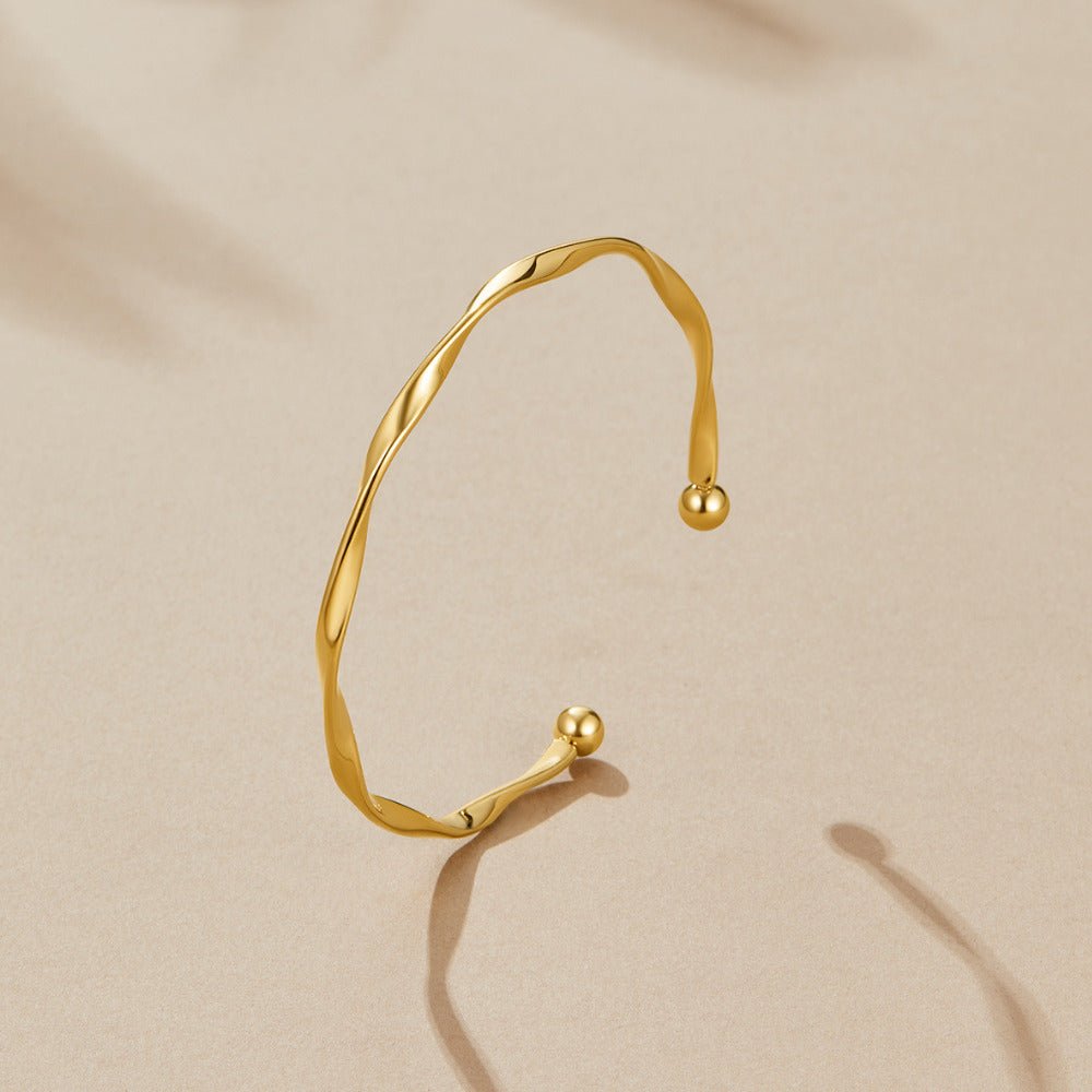 Gedreht Imari Gold Armreif Alma
