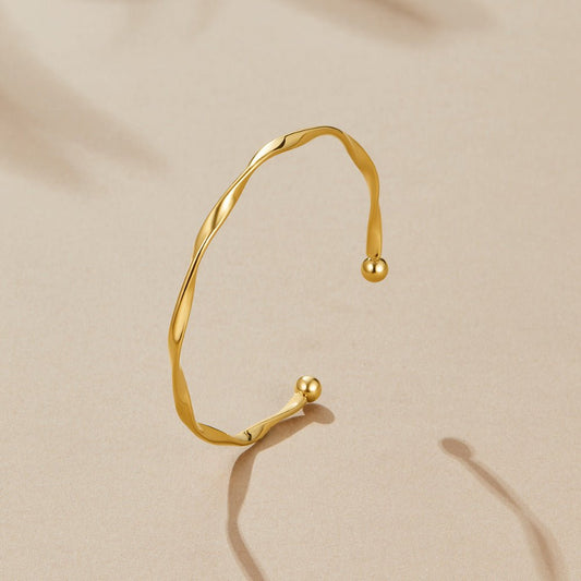 Gedreht Imari Gold Armreif Alma