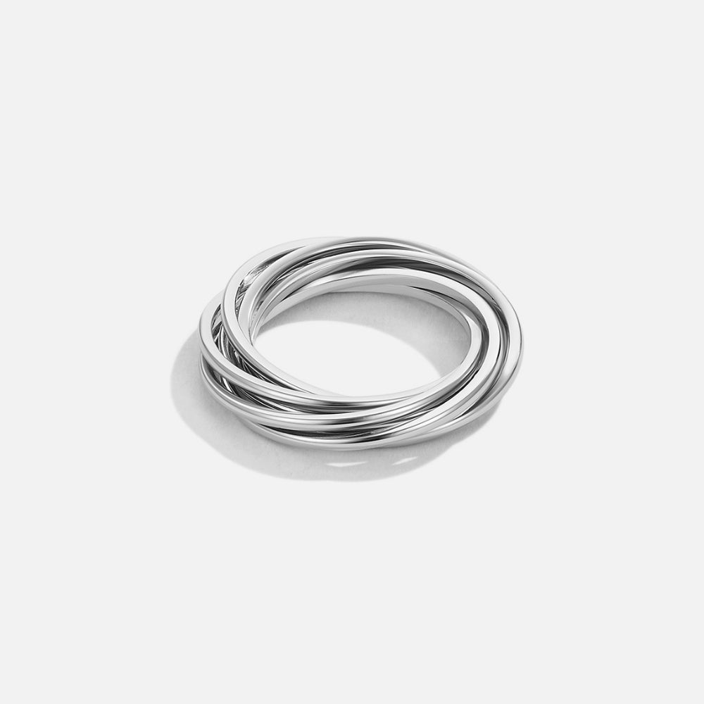 Gedreht Mia Silber Ring Alma