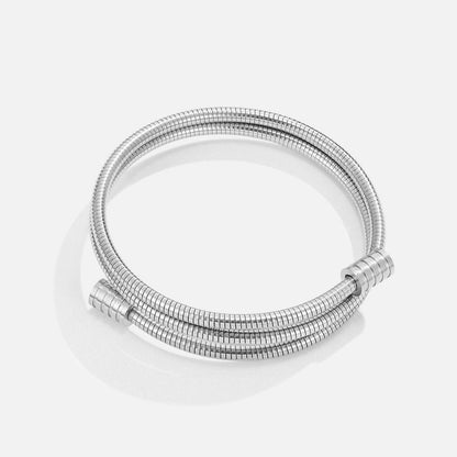 Gedreht Silber Armband Alma