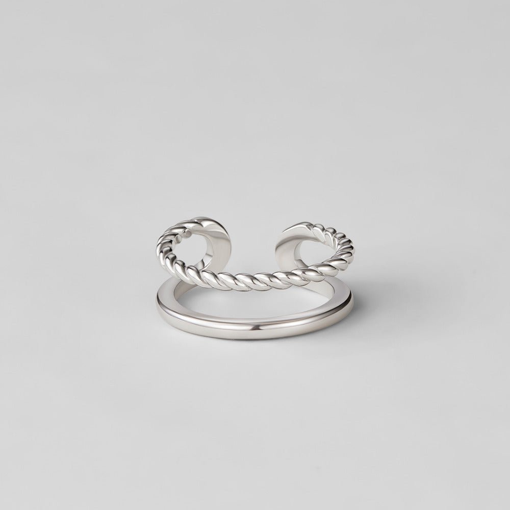 Gedreht Tyra Silber Ring Alma