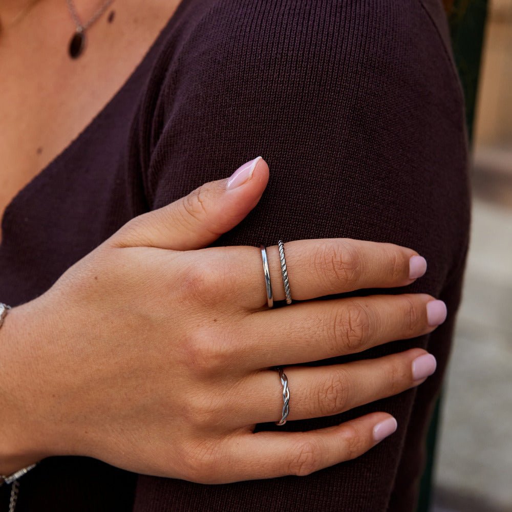 Gedreht Tyra Silber Ring Alma