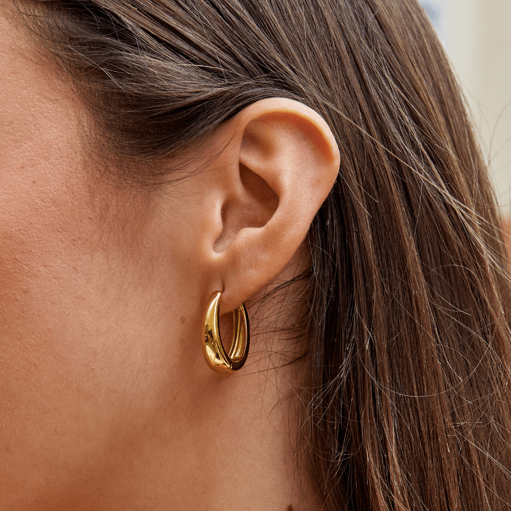 Valentina Gold Creolen Ohrringe Alma